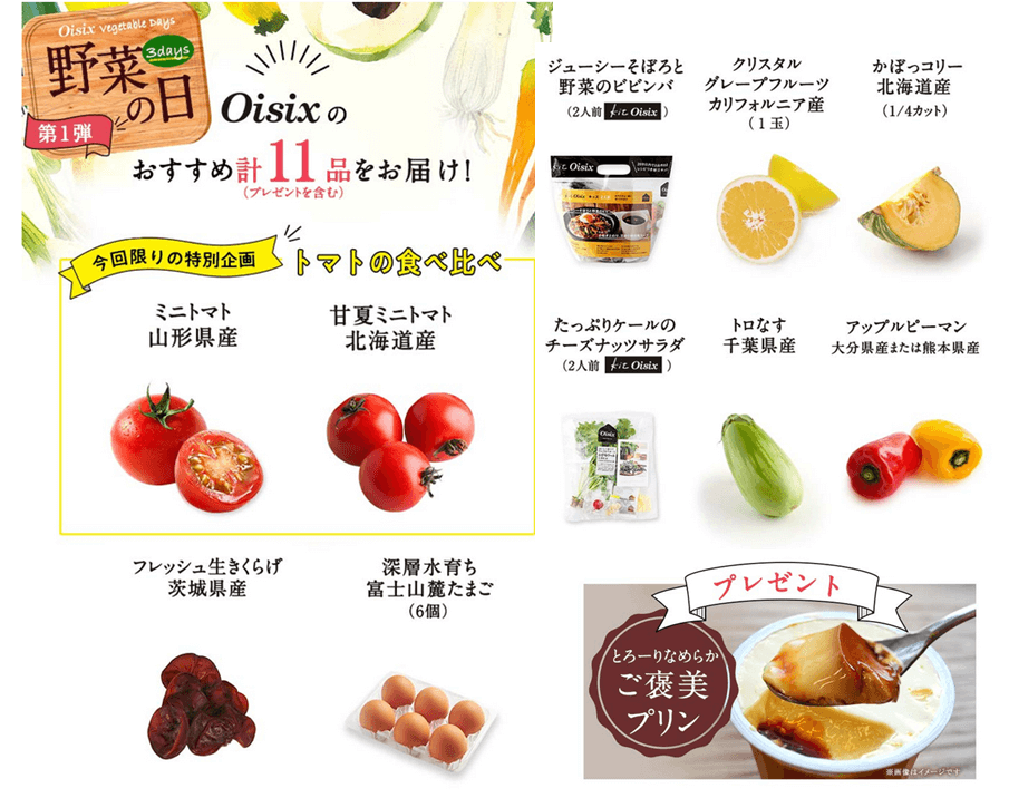 オイシックス　野菜の日　2019